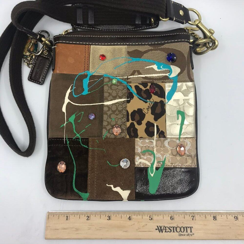 COACH Customized Multicolor Fabric Crossbody Bag - Picture 2 of 8